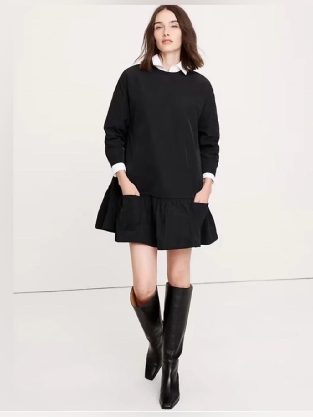BANANA REPUBLIC TAFFETA MINI DRESS